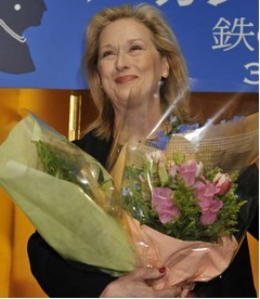 オスカー受賞のメリルが来日、日本に「未来は、希望は、絶対ある」。