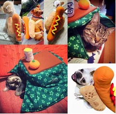 &ldquo;着るコタツ&rdquo;にゃんこ居眠り、犬用&ldquo;ホットドッグ化&rdquo;着ぐるみも。