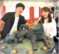 東MAX、第2子妊娠中の妻・安めぐみと&ldquo;戌の日デート&rdquo;で安産祈願