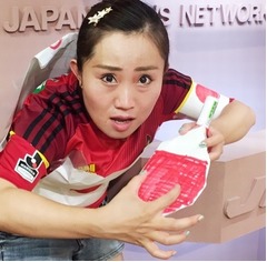 キンタロー。が卓球・福原愛ものまねで祝福