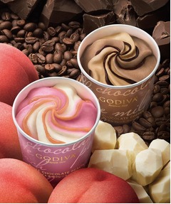 ゴディバアイスに新フレーバー、かわいいツイスト＆ツートンカラー。