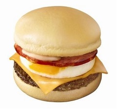 マックが丸くてふんわり「満月チーズ月見」