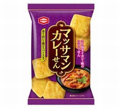 マッサマンカレーがせんべいに、亀田製菓がコンビニ限定で発売へ。