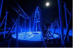 富士急「高飛車」に絶叫イルミ、「FUJIYAMA」もナイトバージョン登場。