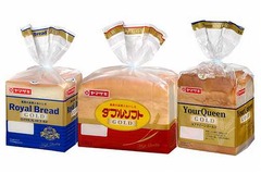 山崎製パンがプレミアム食パン、「ダブルソフト」などの高品質版。