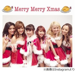 ミニスカサンタのE-girlsに絶賛「みんな可愛い」「メチャ寒そう〜」。