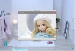 リカちゃんとTV電話でトーク、一風変わったダジャレや反応も披露。