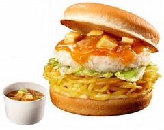 蒙古タンメン＆定食バーガー、麺・ライス・バンズすべてが楽しめる。