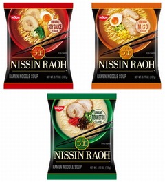 袋麺「Nissin RAOH」日本上陸、ラーメンブームに沸く米国限定商品。
