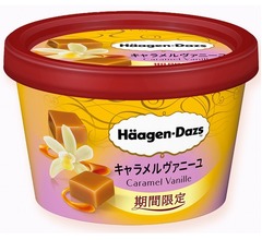 ハーゲン、2種のバニラ香るキャラメルアイス