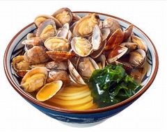 麺隠れるほどのあさりうどん、丸亀製麺が春の期間限定メニュー。