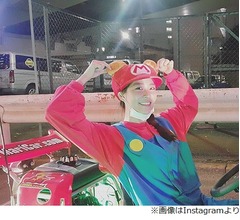 元KARAスンヨンがキュートなマリオコスプレ