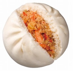 贅沢素材の「ズワイガニまん」、ローソンが鳥取県境港産使い商品化。