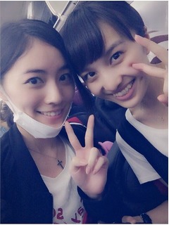 ももクロ百田＆SKE珠理奈の神ショット「貴重だ！」「これは豪華」。