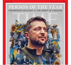 米誌タイム&ldquo;今年の顔&rdquo;にゼレンスキー大統領
