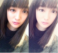 大友花恋の&ldquo;加工前&rdquo;自撮りに絶賛