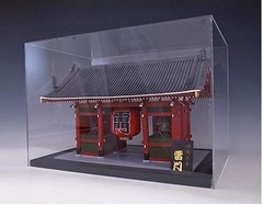 1/50サイズの「浅草寺 雷門」、熟練の技術者が制作する高精度の完成品。