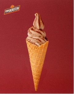 バンホーテンココアのソフト、5月20日までの期間・店舗限定で販売中。