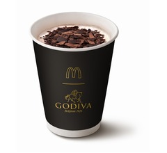マック&times;ゴディバ、コラボ初の「ホットチョコレート」