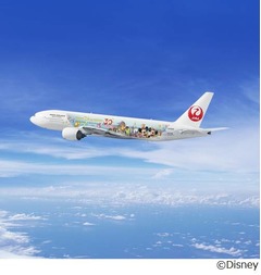 JAL&times;TDR30周年で特別塗装機、ディズニーの仲間たちが日本の空へ。