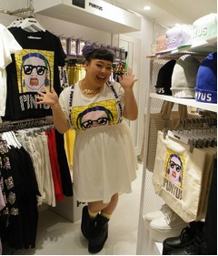 渡辺直美が109にブランド1号店、フリーサイズから6Lまで幅広く展開。