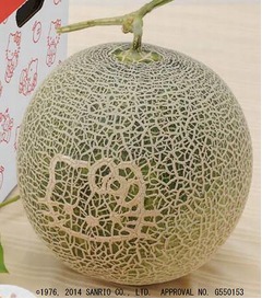 400個限定&ldquo;キティ柄&rdquo;メロン、40周年特別ボックス入りで発売へ。