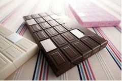 可愛い3種の&ldquo;板チョコ&rdquo;体重計、女性向けの「Ciocco.（ショコ）」。