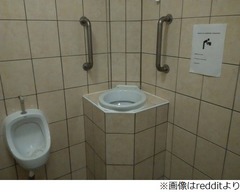 &ldquo;吐く人専用トイレ&rdquo;が話題に、床に跪く必要なく好意的な声も。