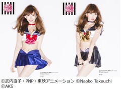 こじはるがセーラー戦士下着姿、9月19日からPEACH JOHNコラボ予約開始。