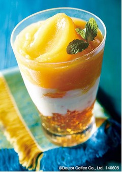 ジャスミン茶ゼリー入り飲料、エクセルシオールの新フローズンマンゴー。