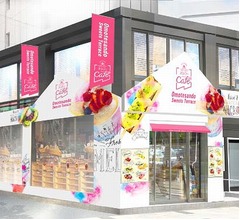 スシロー、原宿に回転すし業界初のスイーツカフェ