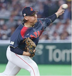 宮城の力投　野球