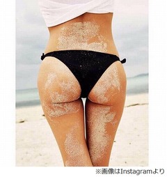 長谷川潤&ldquo;プリン&rdquo;とした美尻、「きれーーーい♪」「エロい〜！」。