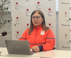 大日方団長「心を一つに」＝冬季パラ