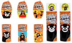 数量限定くまモンの「消臭力」、香りは熊本県産みかんオイルを配合。