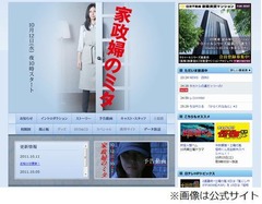 「家政婦のミタ」初回19.5％の好発進、松嶋菜々子の2年ぶり主演ドラマ。