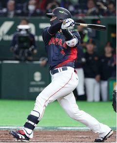 若月の適時打　野球