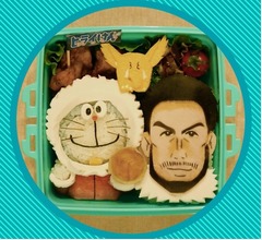 ドラえもんと平井堅の&ldquo;公式キャラ弁&rdquo;