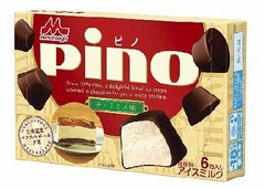 期間限定「ピノ」ティラミス味、海道産のマスカルポーネチーズ使用。