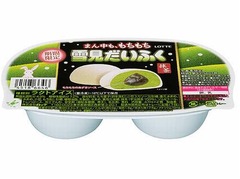 外も中もモチモチ雪見だいふく、まん中にあずき入りもちもちソース。