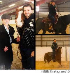 ブリが恋人に馬をプレゼント、Instagramに&ldquo;バースデーホース&rdquo;写真。