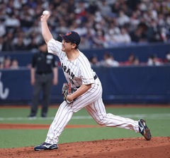 菅野、貫禄の投球＝ＷＢＣ