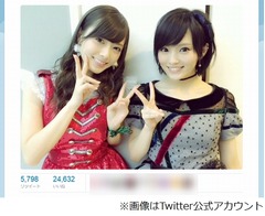 山本彩が白石麻衣と2ショット「綺麗過ぎて直視出来なかった、、」。