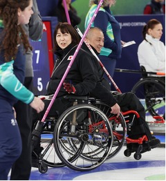 車いすカーリング、日本は初戦黒星＝ミラノ・コルティナ・パラで競技開始