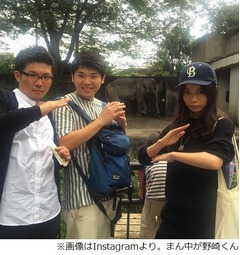 きゃりーの大親友&ldquo;野崎くん&rdquo;、森カンナのインスタに出没し話題に。