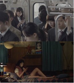 早見あかりがヤフーCMでOL役、朝と夜のスマホアプリ利用シーン描く。