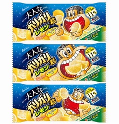 「大人なガリガリ君」にレモン、果汁11％配合で本物の苦みや酸味も。