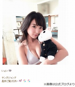 おのののかの胸にしらたまくんが密着、ファンから嫉妬や羨望の声。