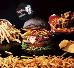 ガーリック効いた「カラムーチョバーガー」