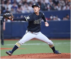 オリックス２番手の田嶋　野球